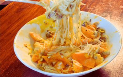 Mango noodle bowl